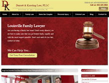 Tablet Screenshot of mylouisvillefamilylawyer.com